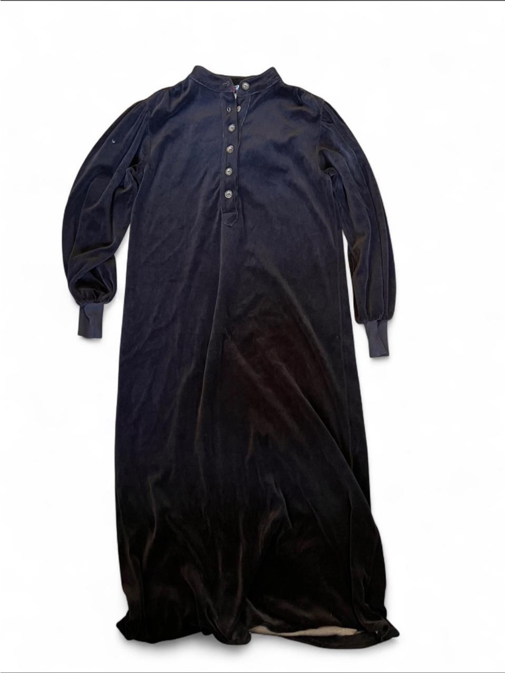 Hard Tail Black Velvet Maxi Dress